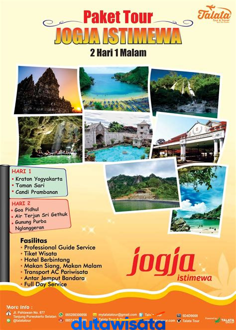contoh brosur paket wisata jogja